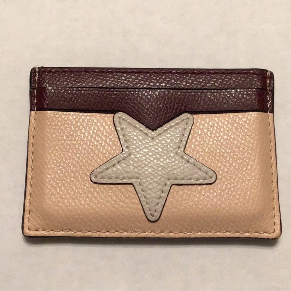 Coach Star Card Holder